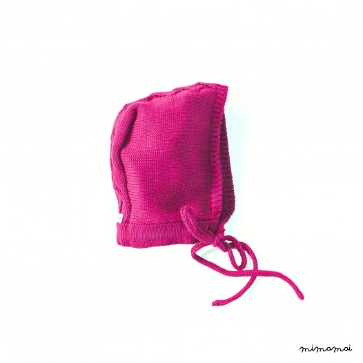 Smile Bonnet | Bright Pink