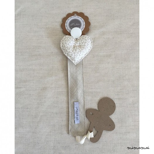 Porta chupetes Stich Cuore Dorado