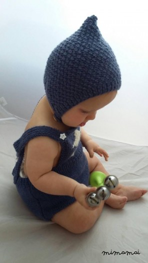 Baby boy hat, baby girl hat, knitted baby pixie cap, baby gift