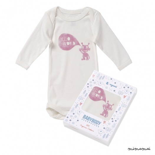 Longsleeve Bodysuit HELLO WORLD GIRLS