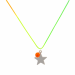 Neon star pendant