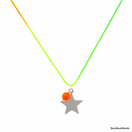 Neon star pendant