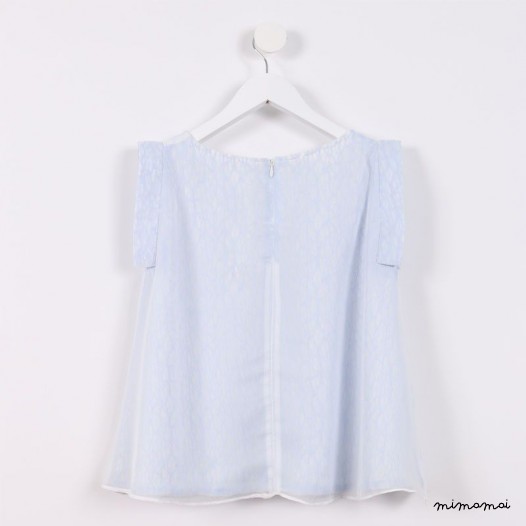 Flared Top pale blue