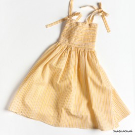 Fritzi Strap Dress sun yellow