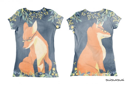 GIRLS -- Smart Fox T-Shirt
