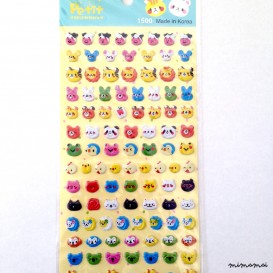 Bubble 3D Farmyard stickers