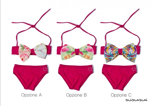 Costumino Bikini Bimba Rosso V