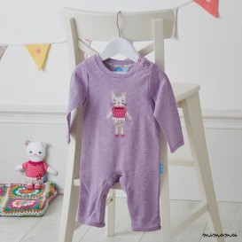 Patchwork Cat Babygrow