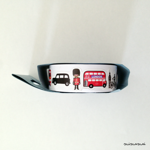 London sticker roll