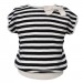 Kira top Cream Navy