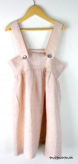 Poppies linen dress