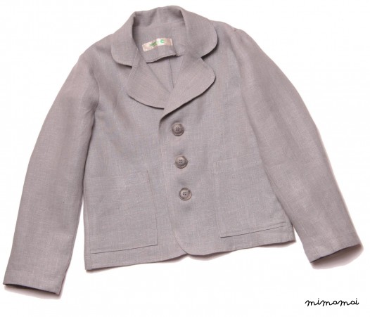 Natural linen jacket