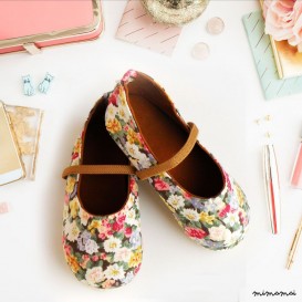 Green Floral Toddler Ballerina