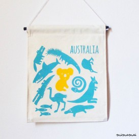 AUSTRALIA WILDLIFE Wall Banner.