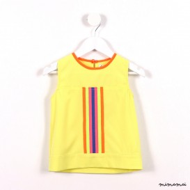 Neon Trims Top yellow