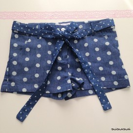 Short girl, Pants, Short Polka dots Print, Short classic trend,Girl shorts, Polka dot shorts