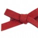 Barrette à Noeud Simili Daim - Rouge Rouille