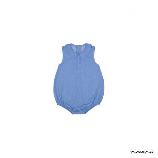 Barboteuse en denim Auguste