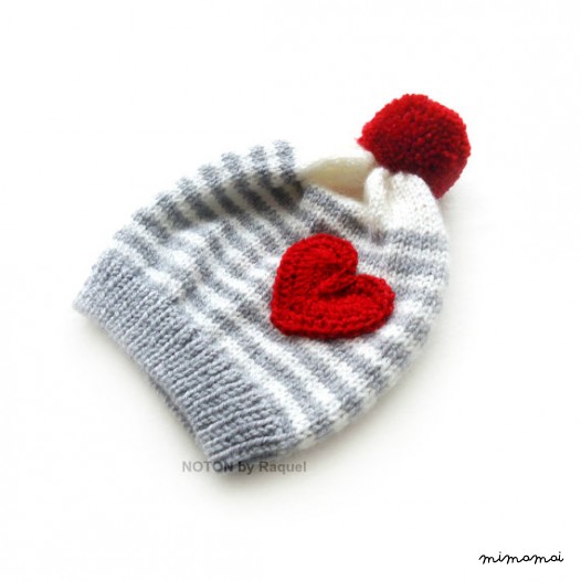 Ragazze cuore rosso, ragazze Beanie, inverno berretto