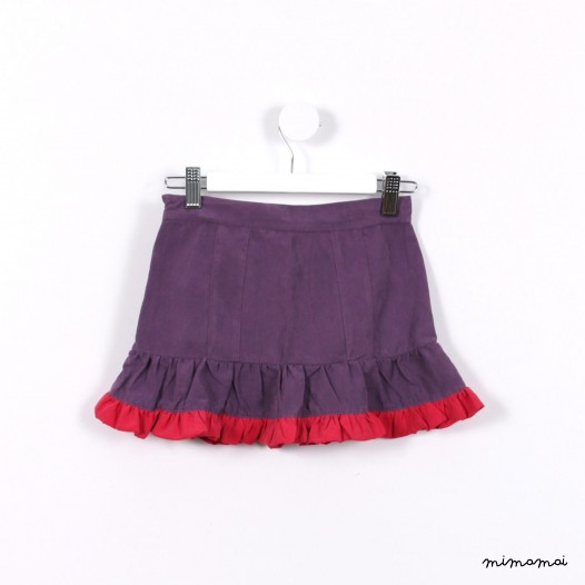 Double Frills Skirt purple