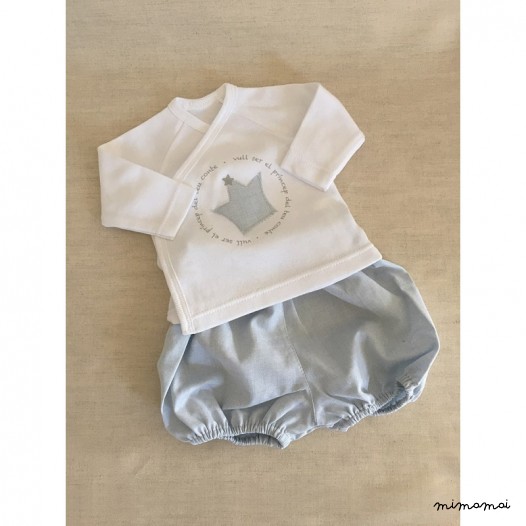 Conjunto cruzado con short Principitos