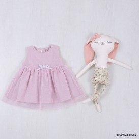 Baby dress,Toddler dress, Sleeve-less dress, Pink glitter dress