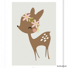 Affiche d&eacute;co vintage faon