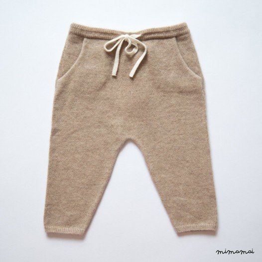 Baby Pants - Beige M&eacute;lange