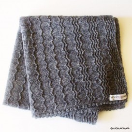 Babies/Children's knitted lambswool blanket/duvet/plaid