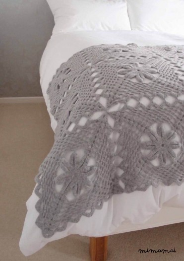 LUXURY CROCHET LACE THROW KIT