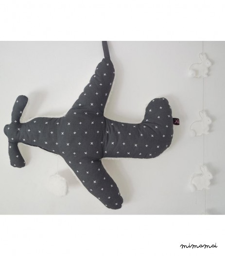 COUSSIN MUSICAL AVION OSCAR