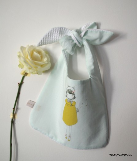 Bavoir Coquette illustration My Lovely Thing pour Melle &agrave; Pau &hearts;