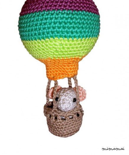 Colorful Nursery Mobile, Animal Mobile