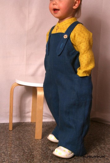 Linen overalls