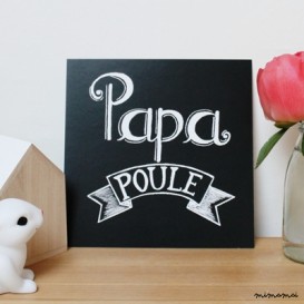 Affiche Papa poule