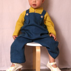 Linen overalls