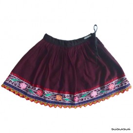 Andes Burgundy Skirt