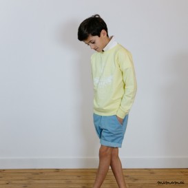 Sweat jaune Axel