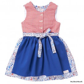 Dress MY DIRNDL red check/lotta