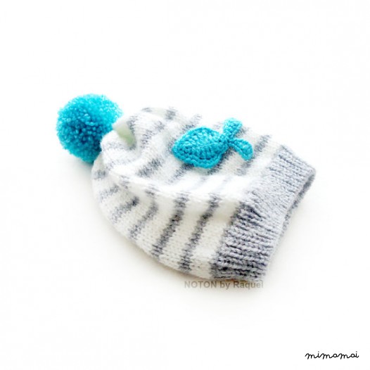 Babys Blue Fish, Boys Beanie, inverno berretto