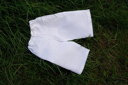 Linen trousers.Simple and natural