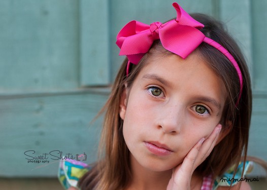Bow Headband White