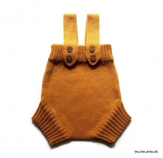 Babies/Children's knitted merino wool romper