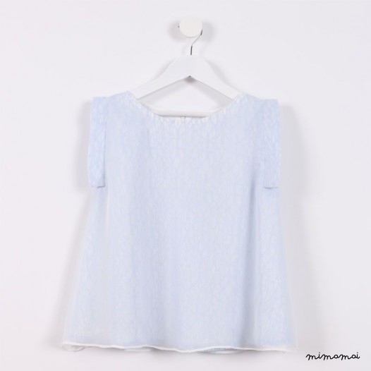 Flared Top pale blue
