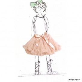 Girls Petticoat Tutu in Vintage Pink