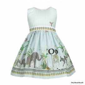 Martha Dress, The Zoo, Blue