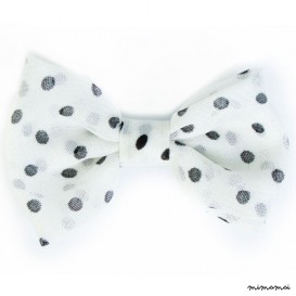 Polkadot Chiffon Bow