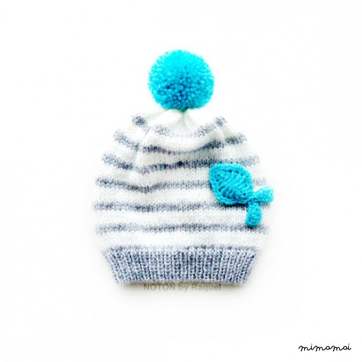 Ragazzi blu pesce berretto Beanie Boys, inverno
