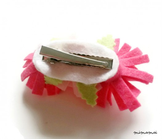 Felt Flower Hair Clip