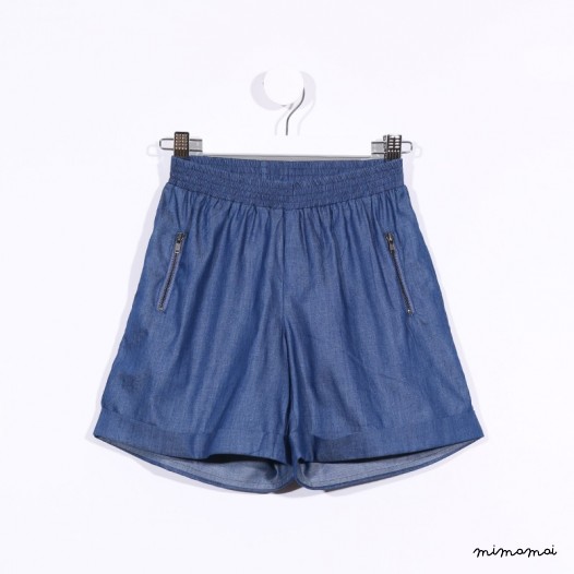 Pull-up Shorts denim